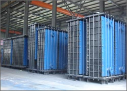 cubic block graphite heat exchanger